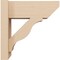 Ekena Millwork 5 1/2-in W x 12-in D x 12-in H Funston Slat Rough Cedar Woodgrain TimberThane Outlooker, Primed Tan OUTUR055X12X12FST24RCPR - alternate 2